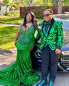 Favorite Girl semi-custom prom gown — built to exact measurements, Bellz Couture Detroit occasion dress