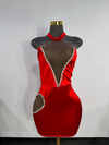 SEDUCTION HALTER DRESS