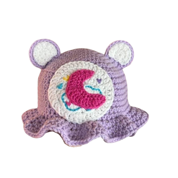 CARE BEAR CROCHET BUCKET HAT
