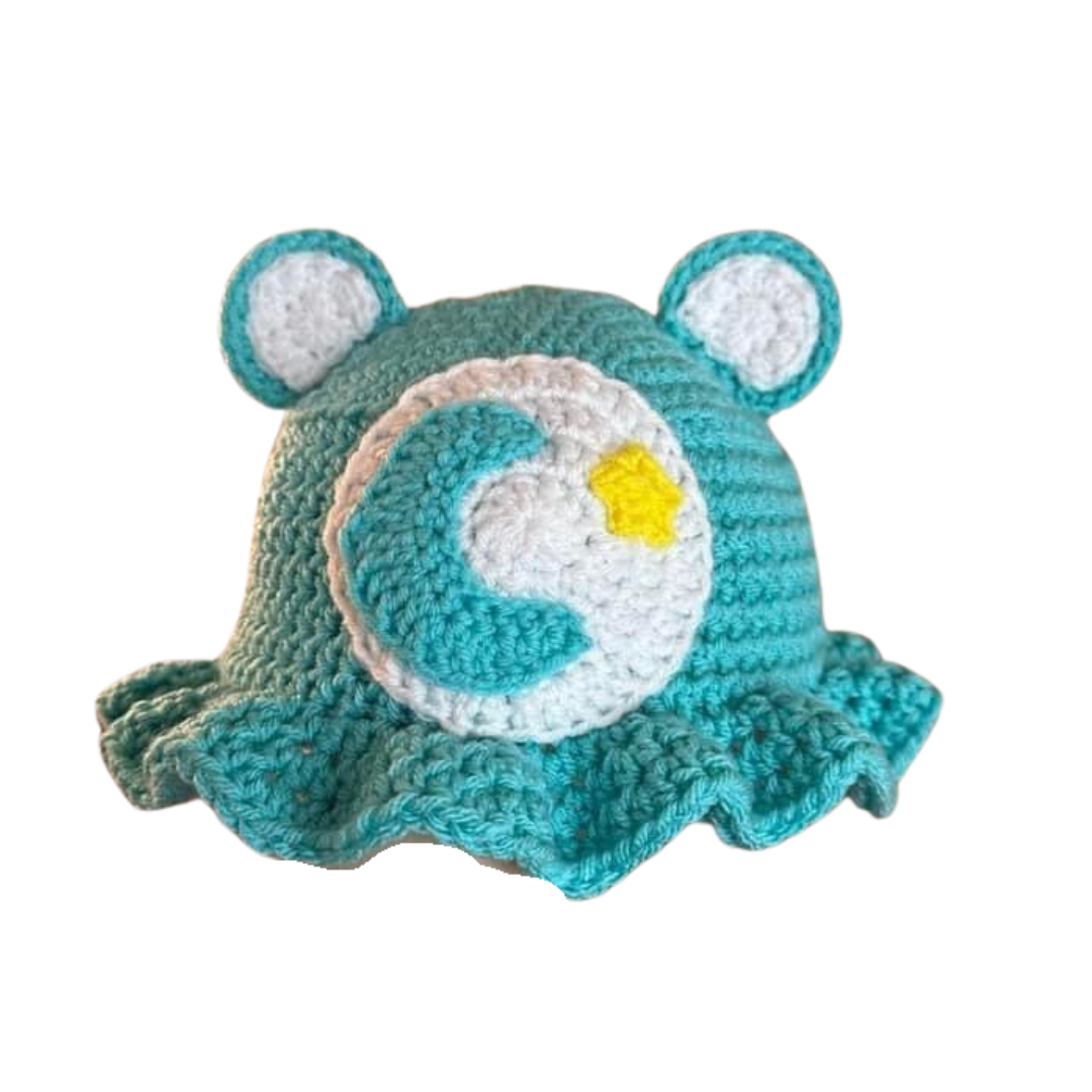 CARE BEAR CROCHET BUCKET HAT