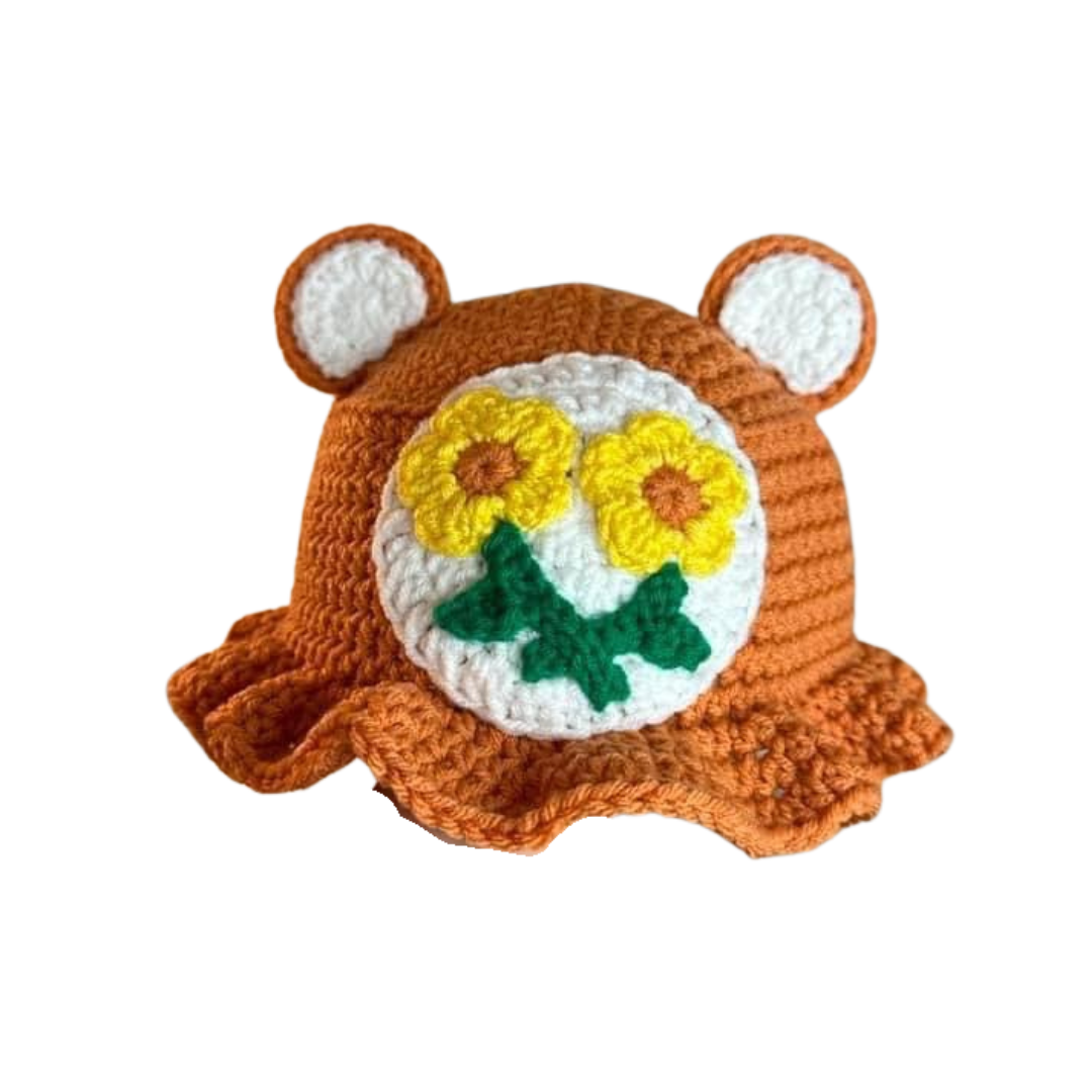 CARE BEAR CROCHET BUCKET HAT