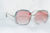 Sugar BB Crystal Sunnies — AB crystal luxury sunglasses in blush on white fur by Bellz Couture