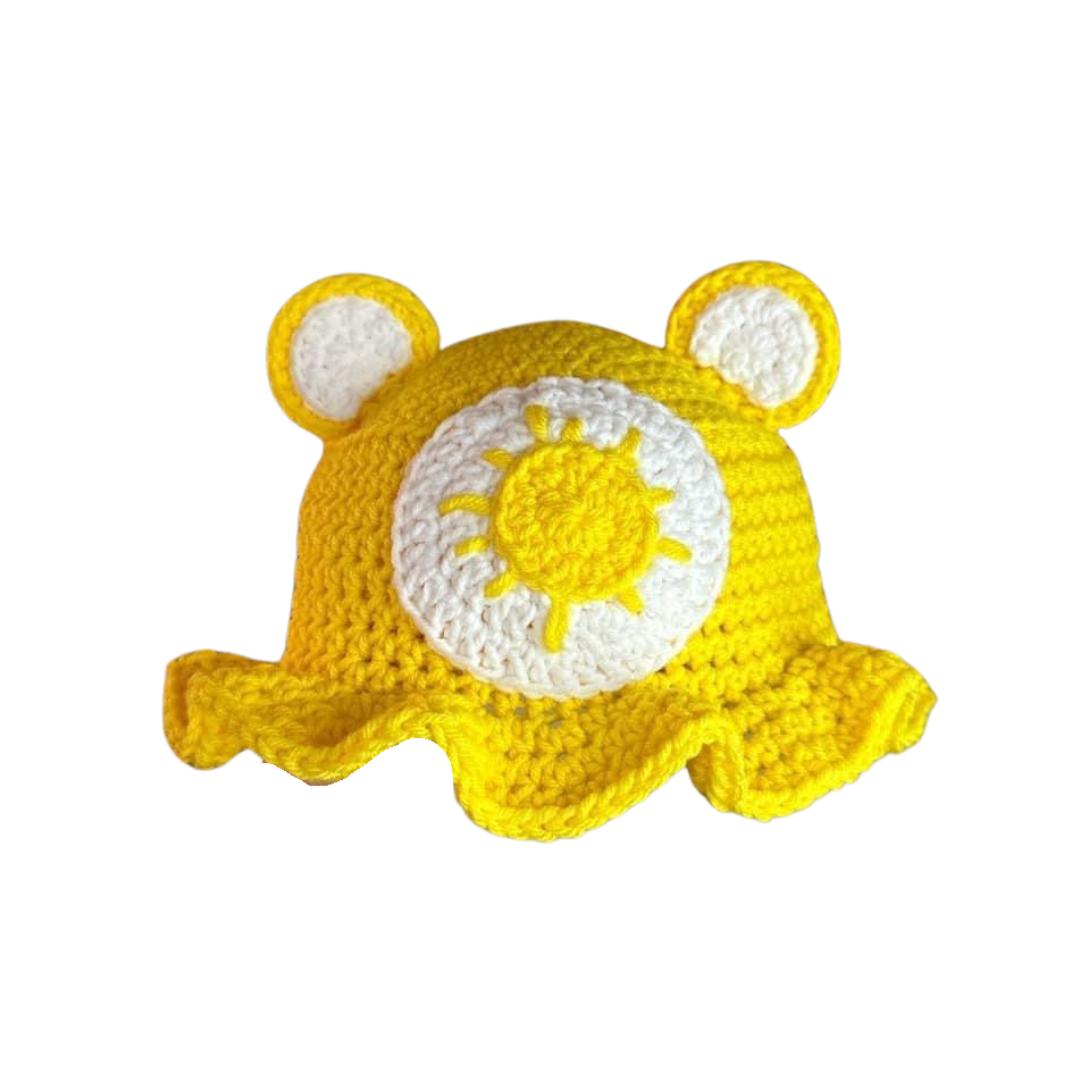 CARE BEAR CROCHET BUCKET HAT