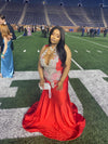 Favorite Girl semi-custom prom gown — built to exact measurements, Bellz Couture Detroit occasion dress