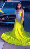 Favorite Girl semi-custom prom gown — built to exact measurements, Bellz Couture Detroit occasion dress