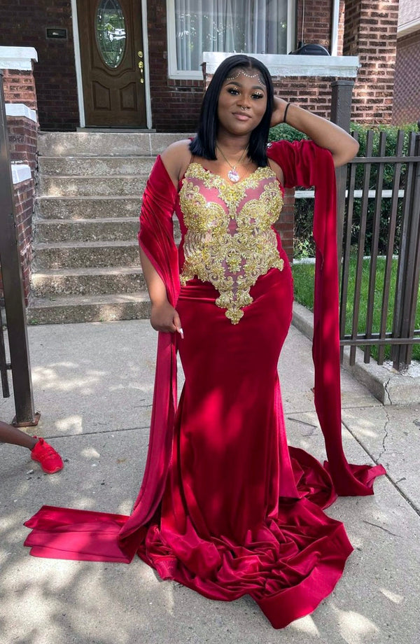 Classic Girl semi-custom gown for prom and formal occasions — Bellz Couture Detroit custom-fit evening dress