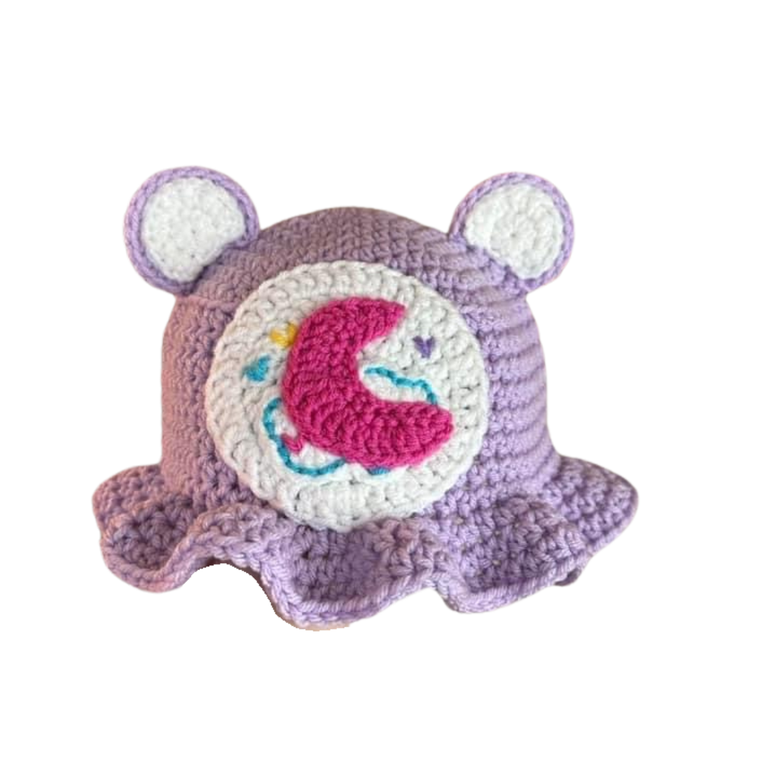 CARE BEAR CROCHET BUCKET HAT