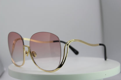 Luxury Half-Rim Sunglasses